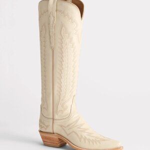 Lucchese Priscilla Cream/White Boots
